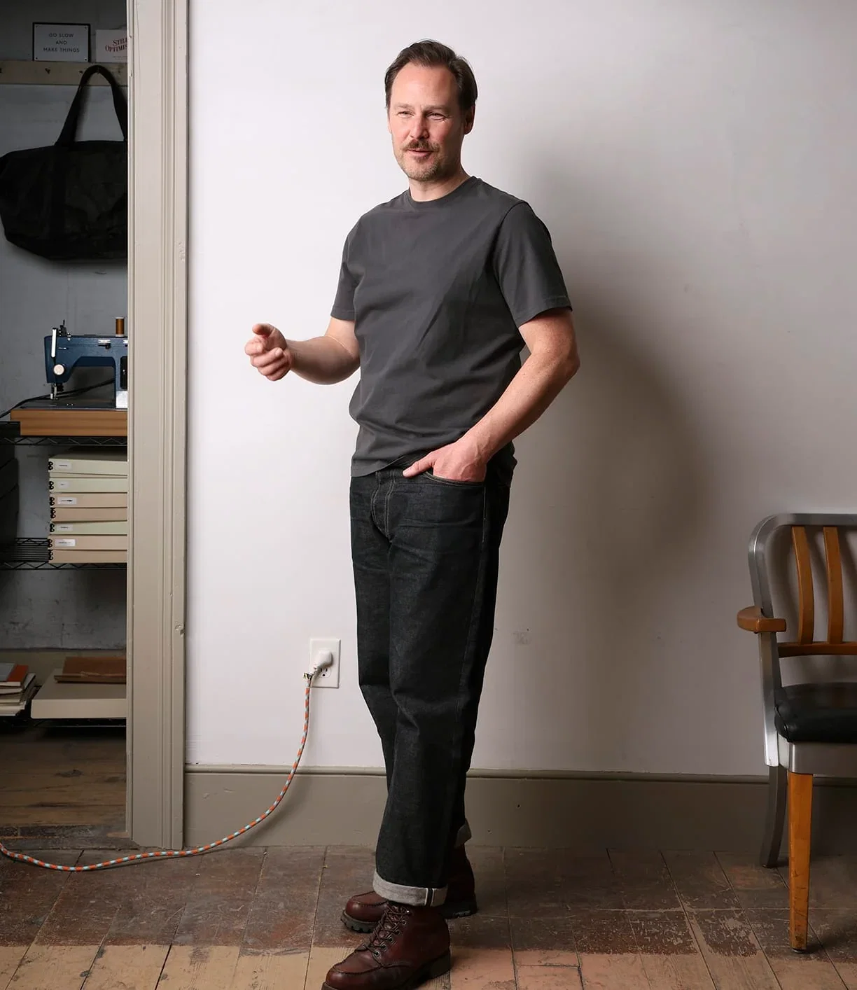 Image of Standard T-Shirt Faded Black