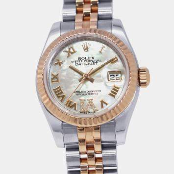 Datejust 179171NR 18K White Ro