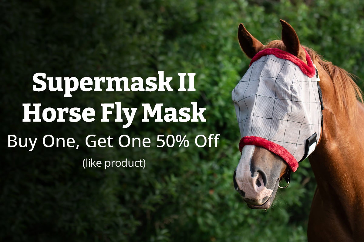SuperMask II Horse Fly Mask - Buy One, Get One 50% Off