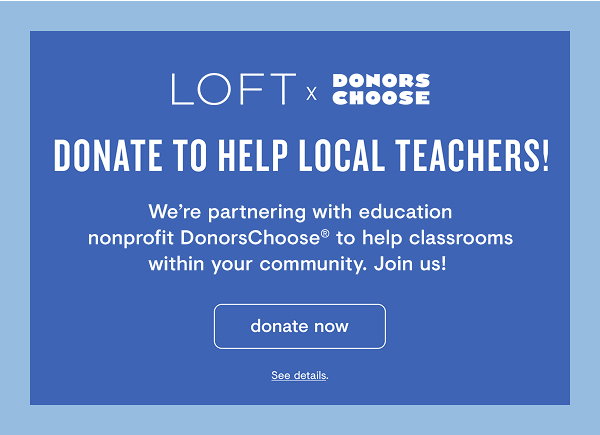 Donors choose