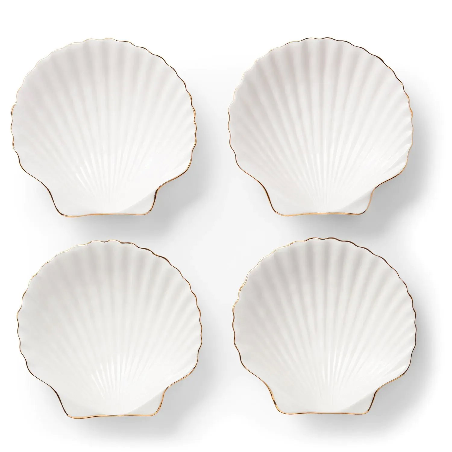 SHELL APPETIZER PLATES
