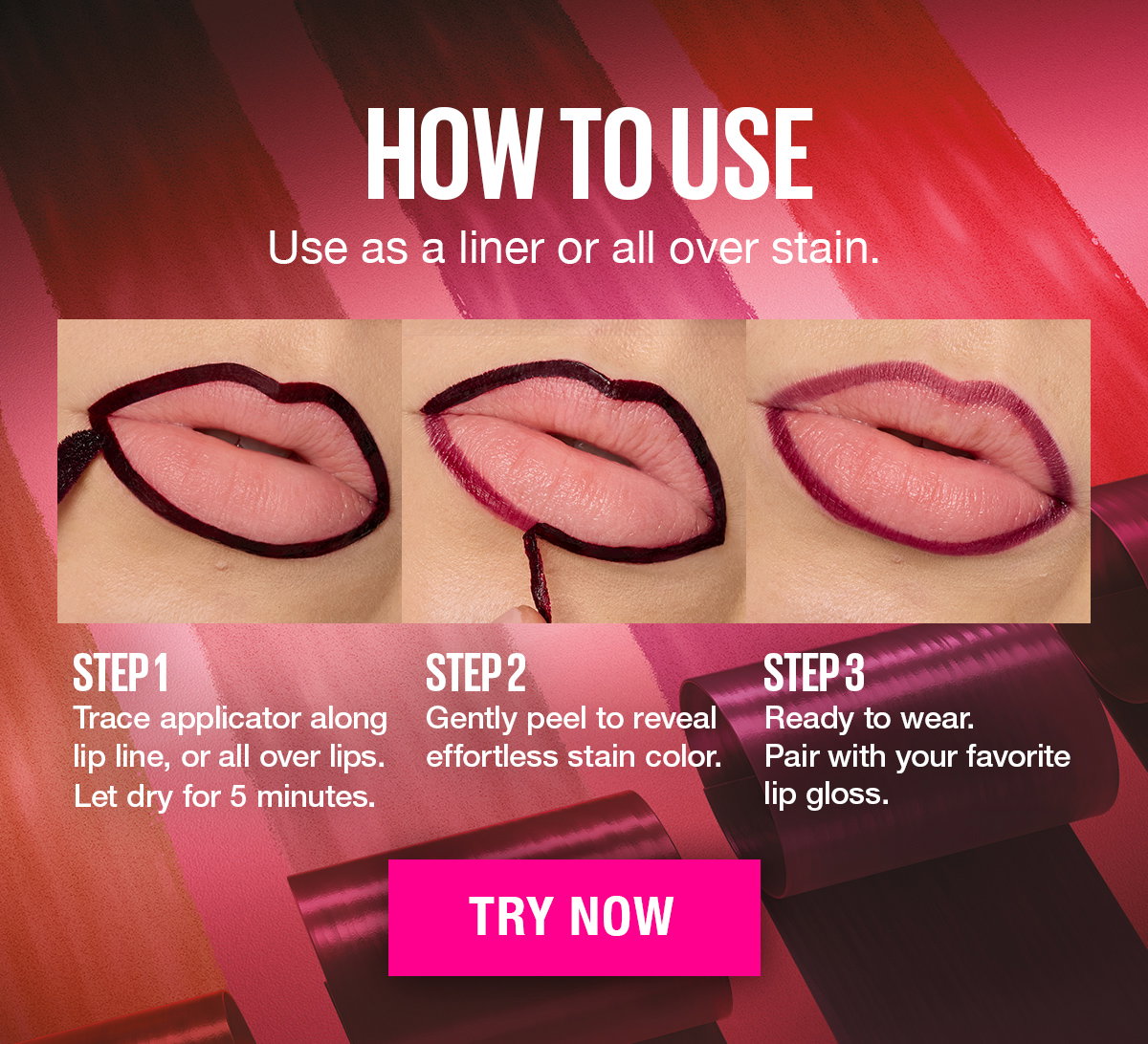 How To Use Super Stay Peel-Off Liner
