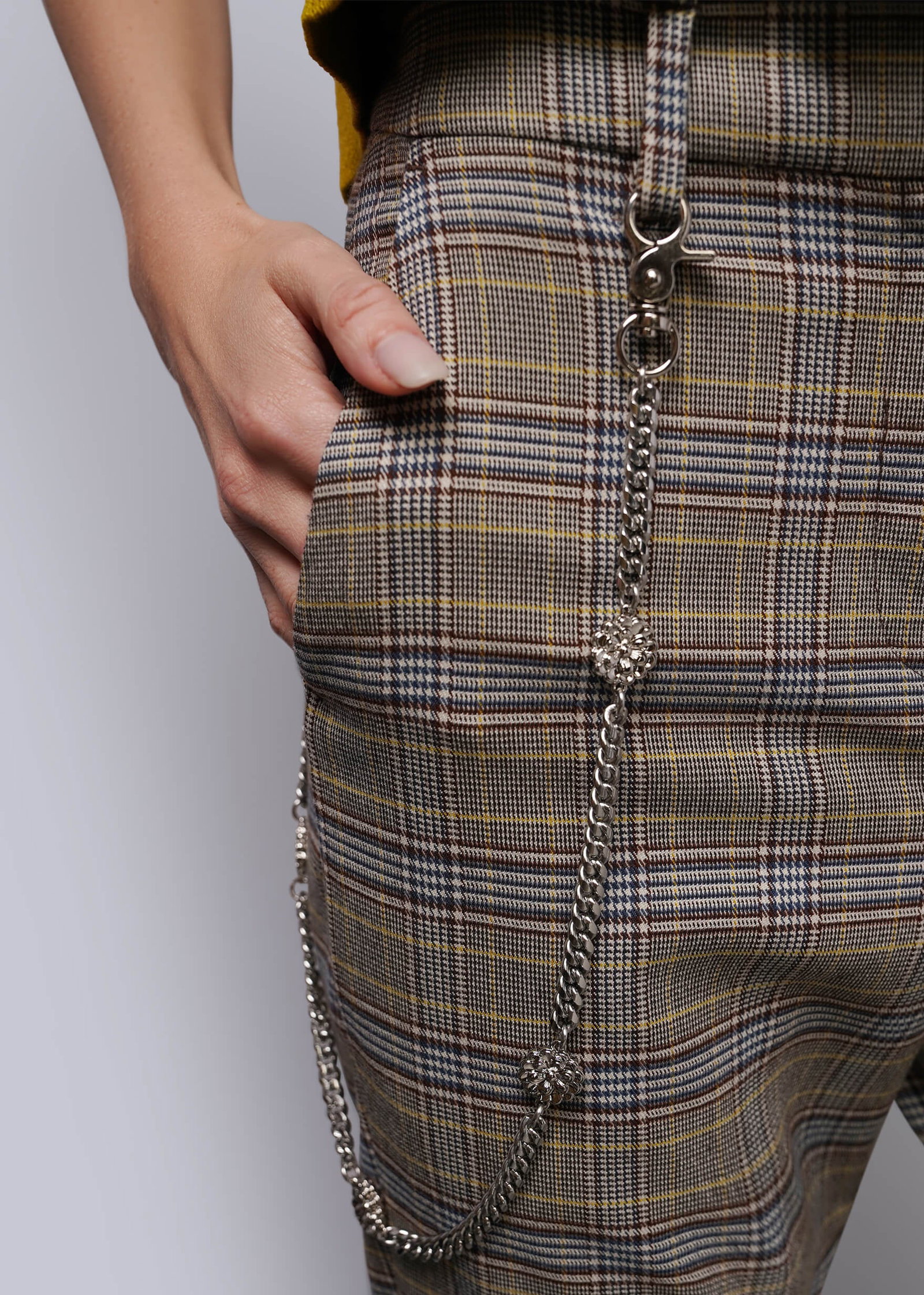 Image of The Everyday Floral Medallion Wallet Chain