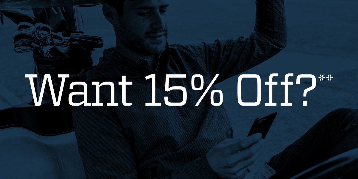  Want 15% off?**