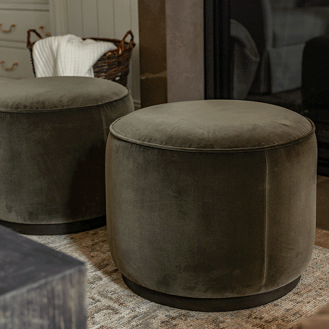 Sinclair Round Ottoman