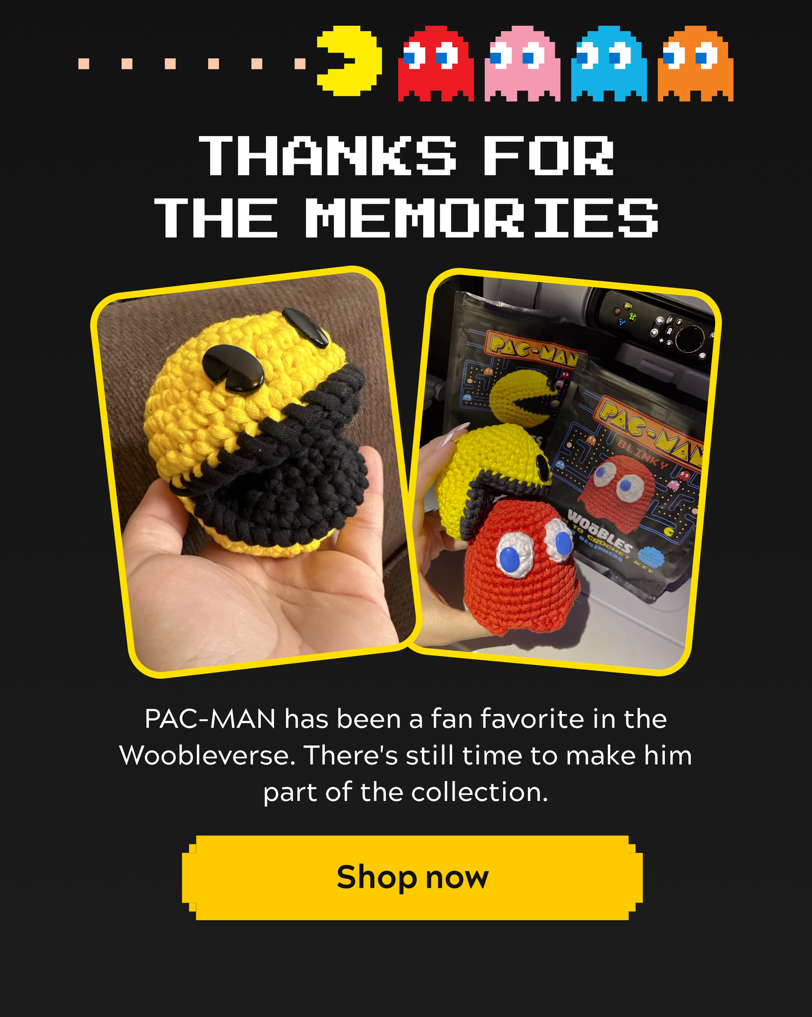 Thanks for the memories [Shop now]