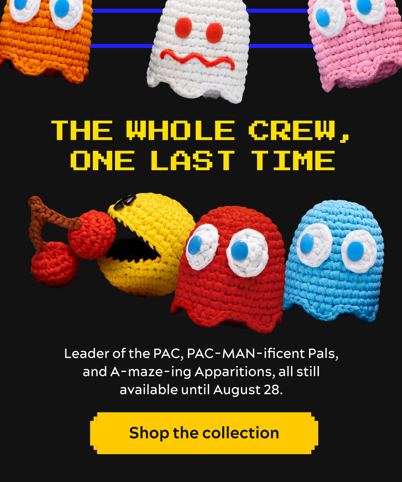The whole crew, one last time. {Shop the collection}