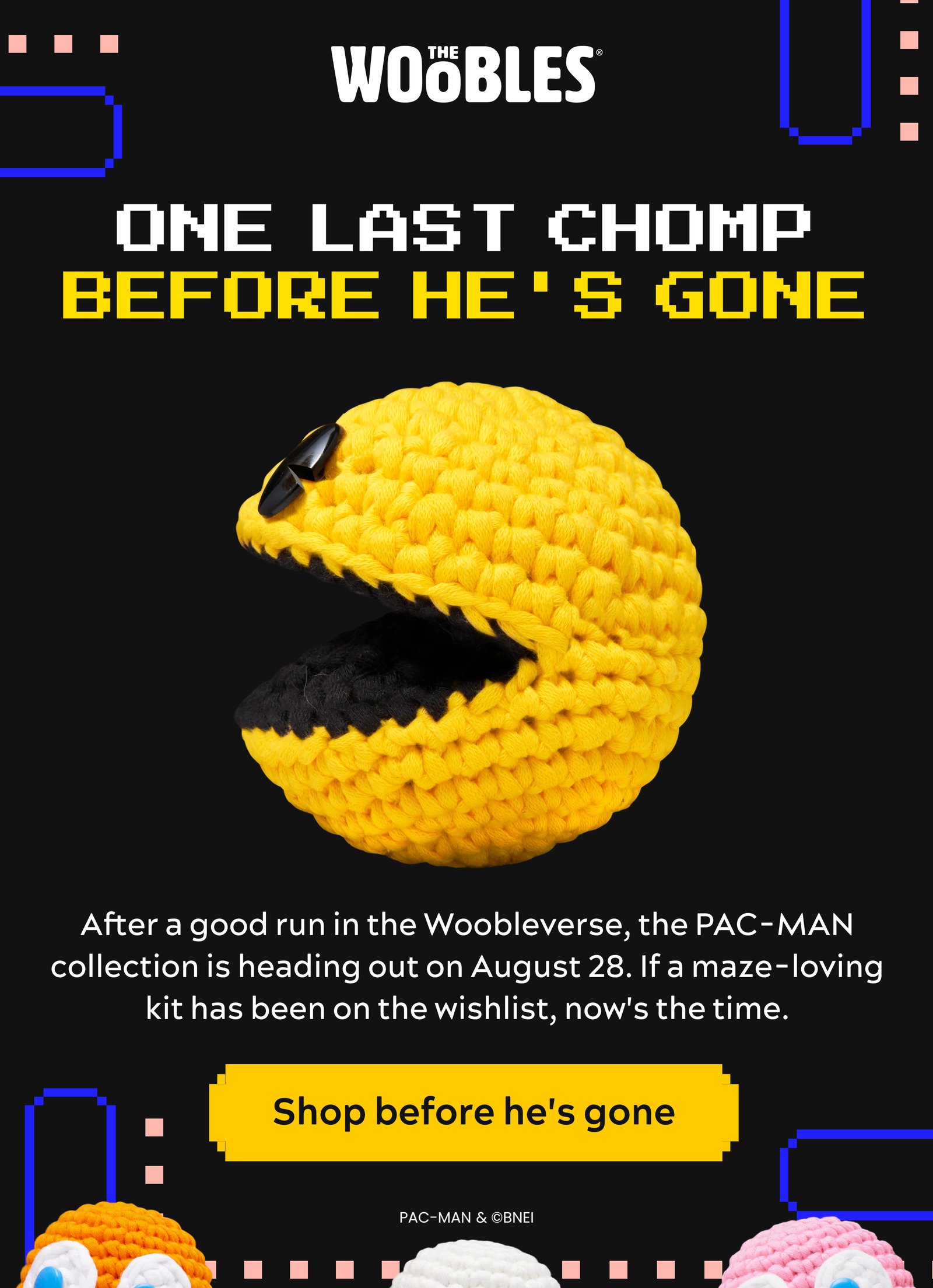 One last chomp before he's gone [Shop before he's gone]