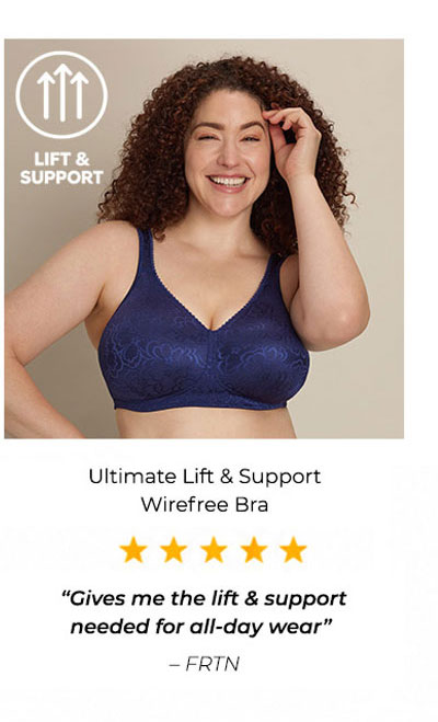 Playtex 18 Hour Ultimate Lift & Support Wireless Bra