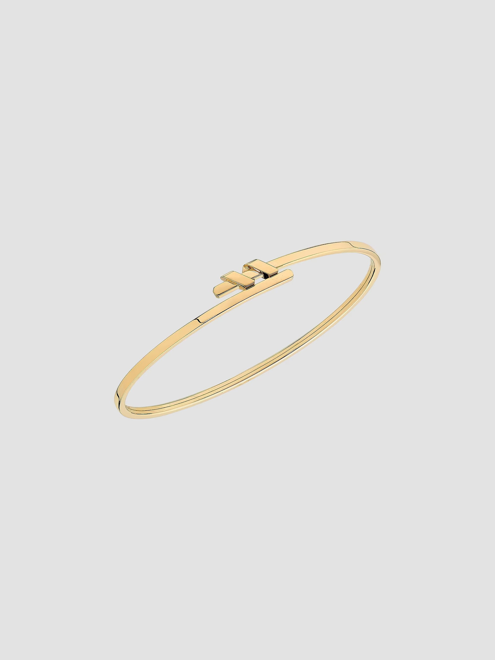 Helix Torque Bangle 18K Yellow Gold