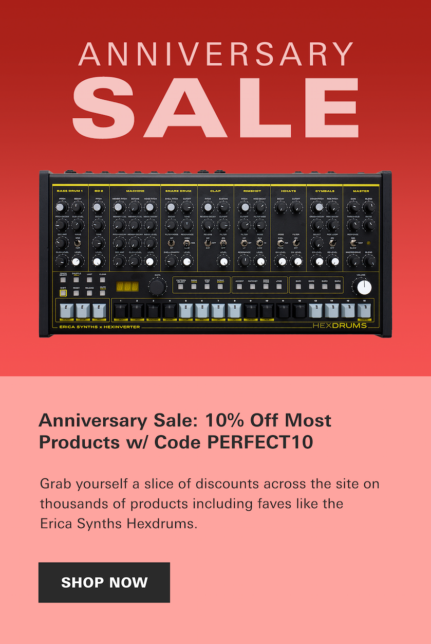 Anniversary Sale is in full effect! Save 10% on most products across the site with code PERFECT10