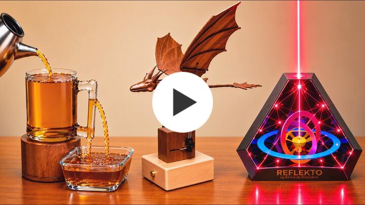 Handcrafted Wooden Western Fire Dragon Dynamic Model - Desktop Stress Relief Display (Non-Music Box)