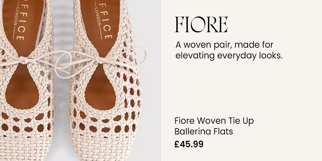 OFFICE Fiore Wonven Ballerina Flats Image 