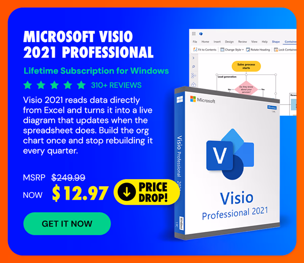 Microsoft Visio 2021 Professional: Lifetime License for Windows