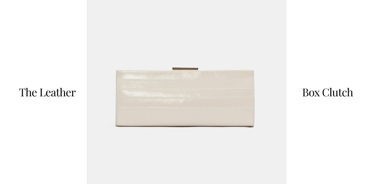 New in Accessories. The Leather Box Clutch. Shop Now.