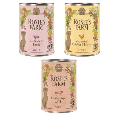 Rosie's Farm Adult Mixed Trial Packs - 6 x 400g