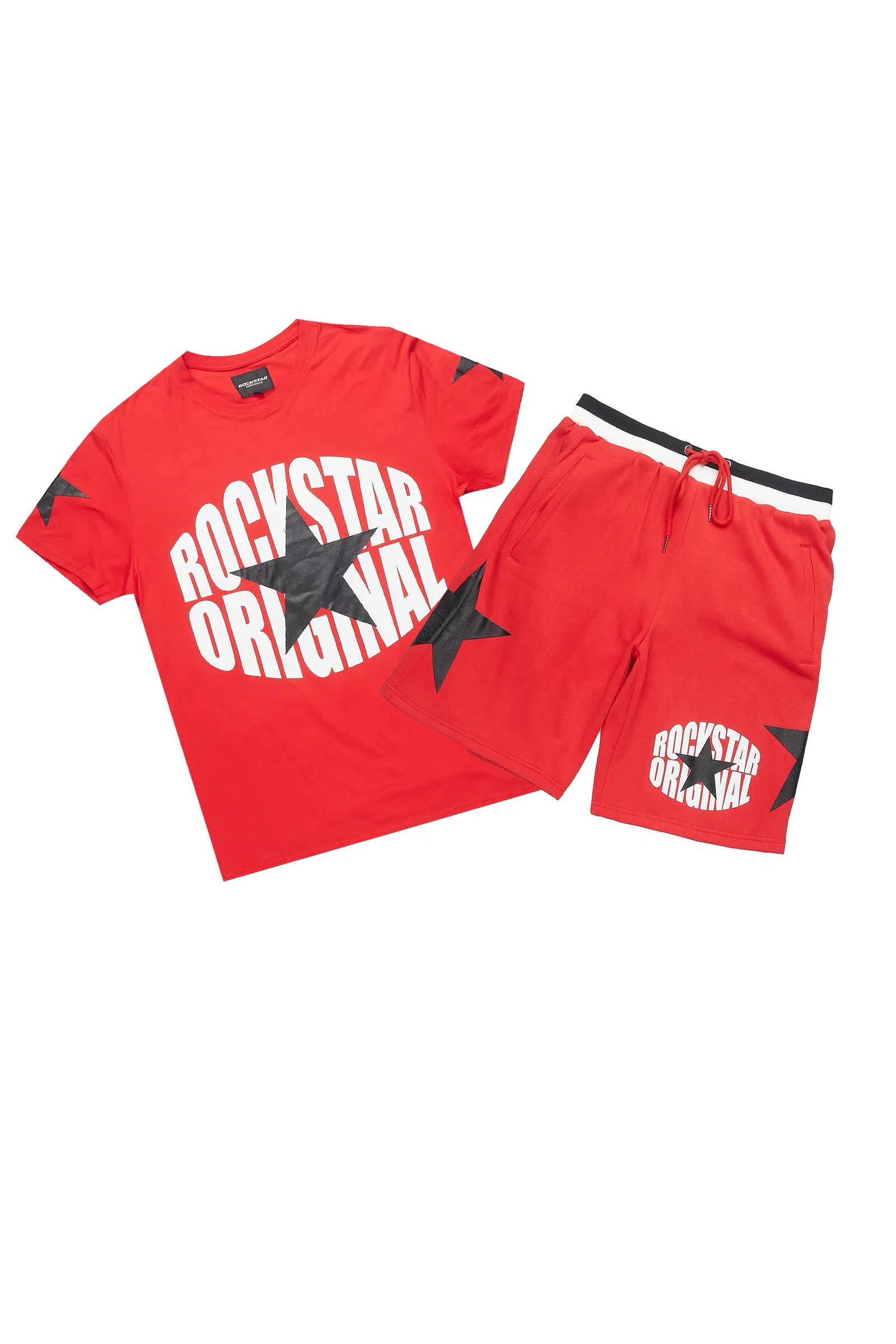 Image of States Red/White Short Set