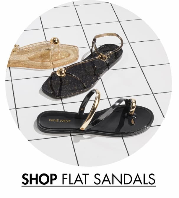 SHOP FLAT SANDALS