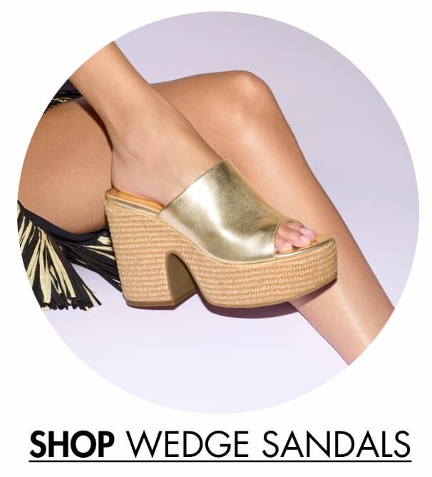 SHOP WEDGE SANDALS