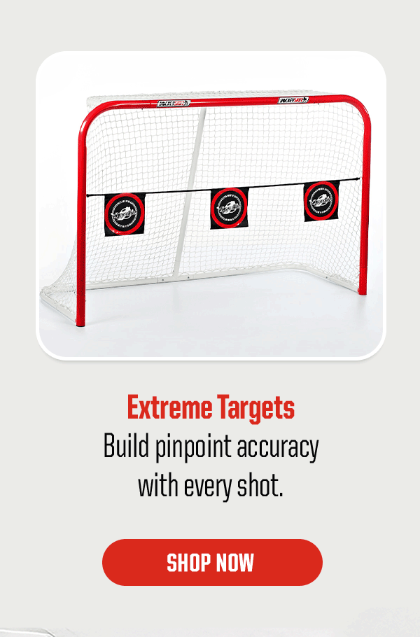 Product Block 1: Extreme Targets. Build pinpoint accuracy withe very shot. CTA: Shop Now