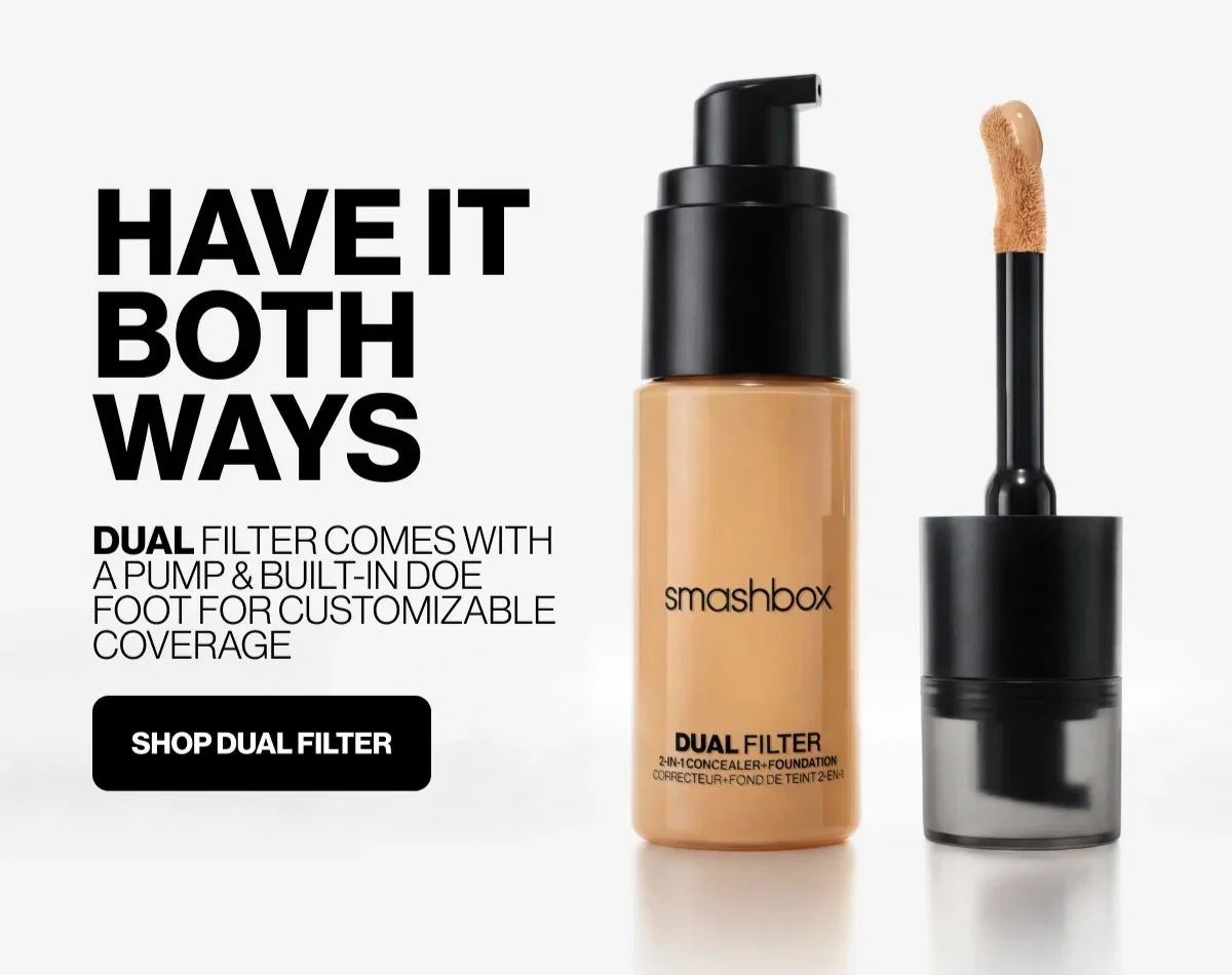 HAVE IT BOTH WAYS |  DUAL FILTER COMES WITH A PUMP & BUILT-IN DOE FOOT FOR CUSTOMIZABLE COVERAGE | SHOP DUAL FILTER
