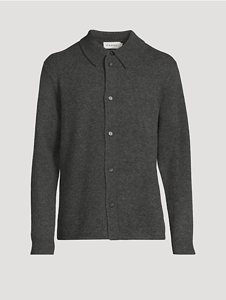 Boiled Wool Shirt Sweater
