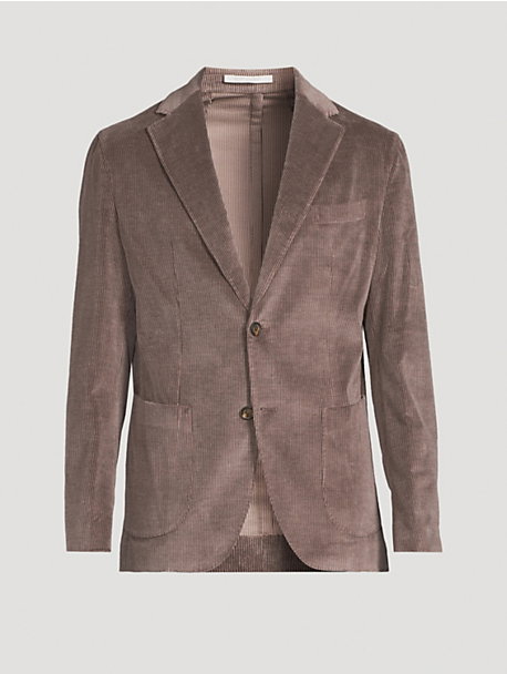Cotton And Cashmere Corduroy Jacket