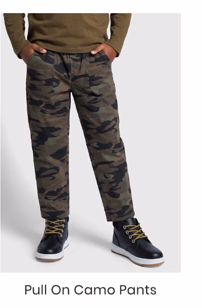 Pull On Camo Pants