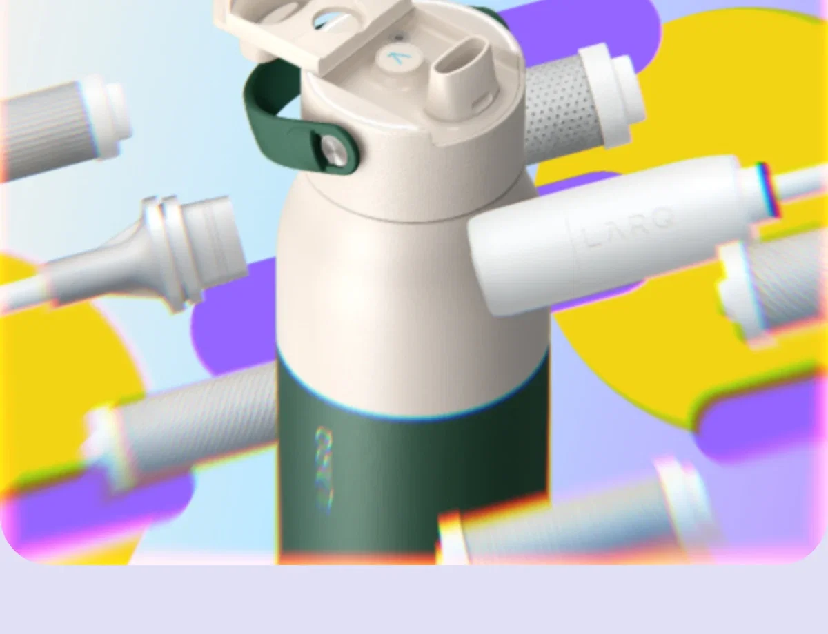 LARQ bottle and filters