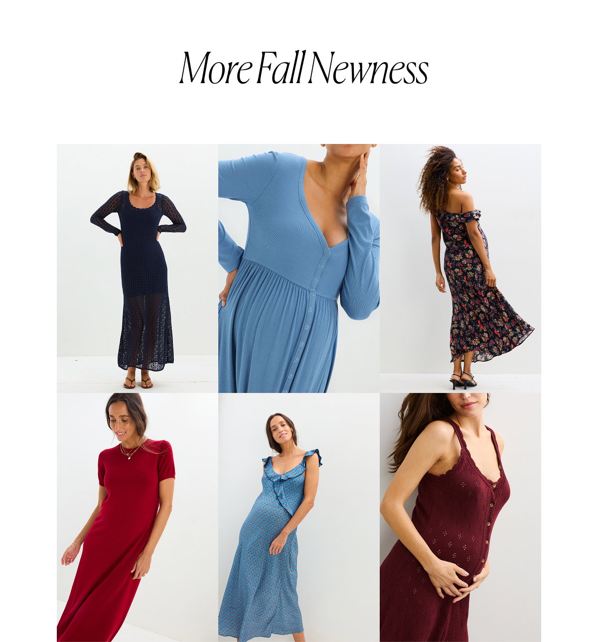SHOP DRESSES >>