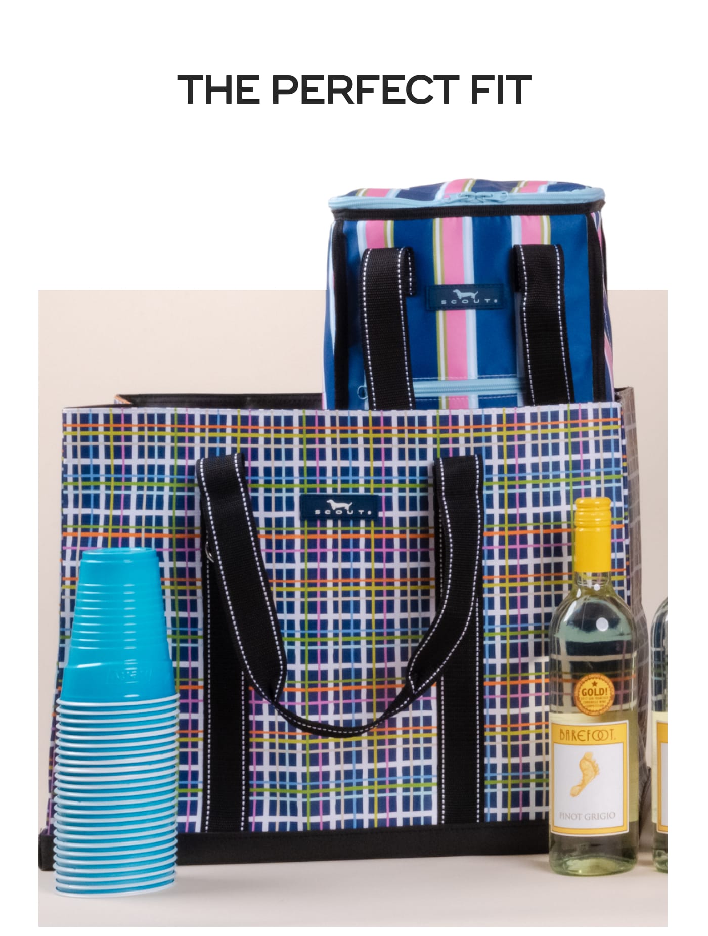 THE PERFECT FIT. SCOUT. Barefoot Pinot Grigio.
