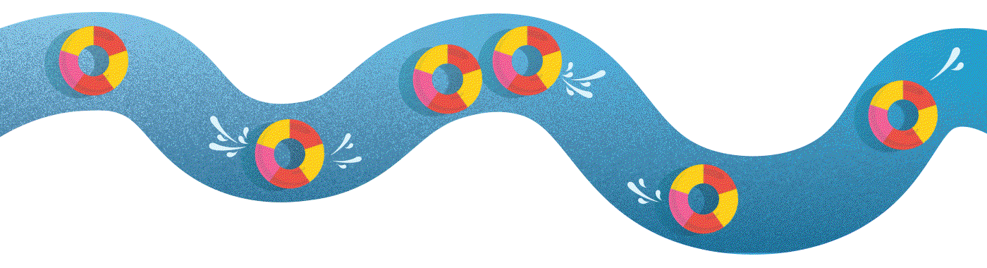 Lazy river animation