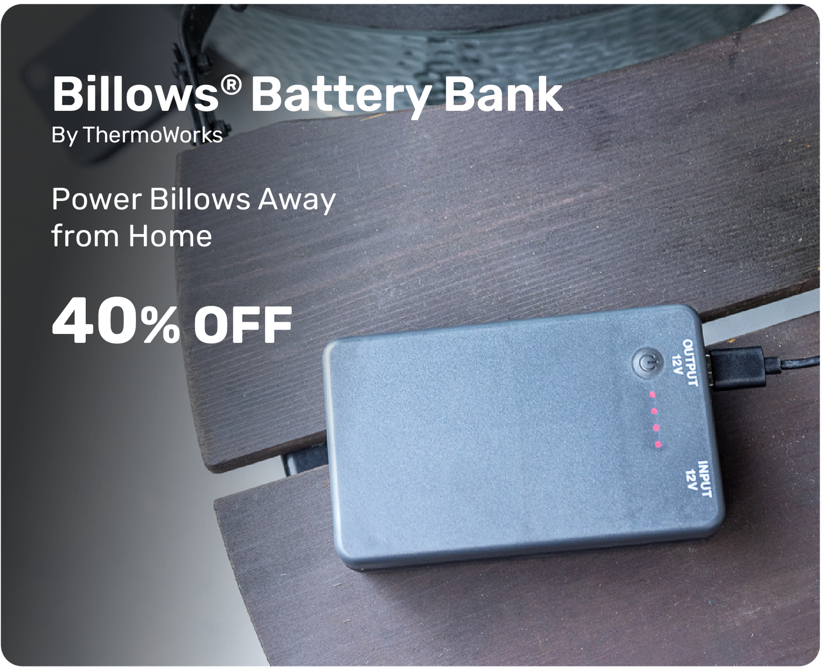 Billows Battery Bank: 40% Off