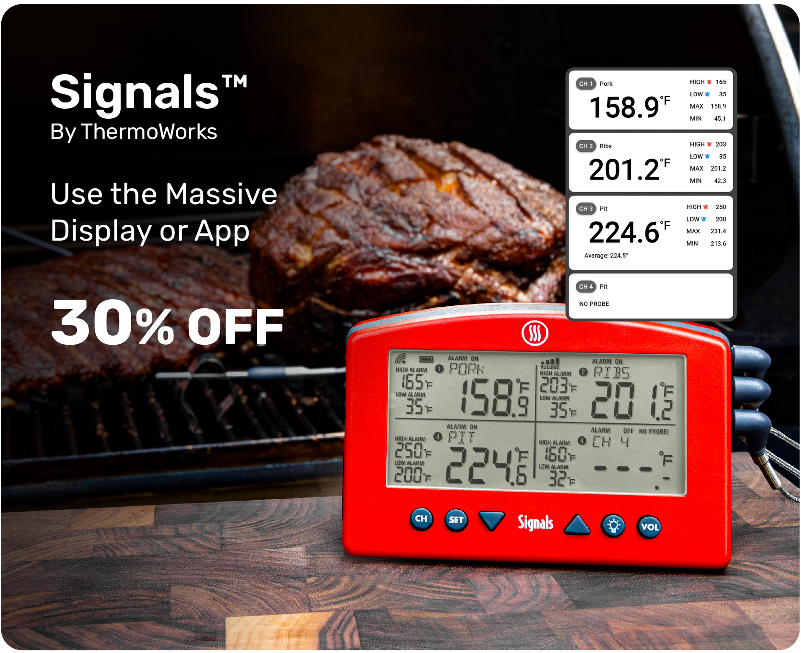 Signals BBQ Hub: 30% Off