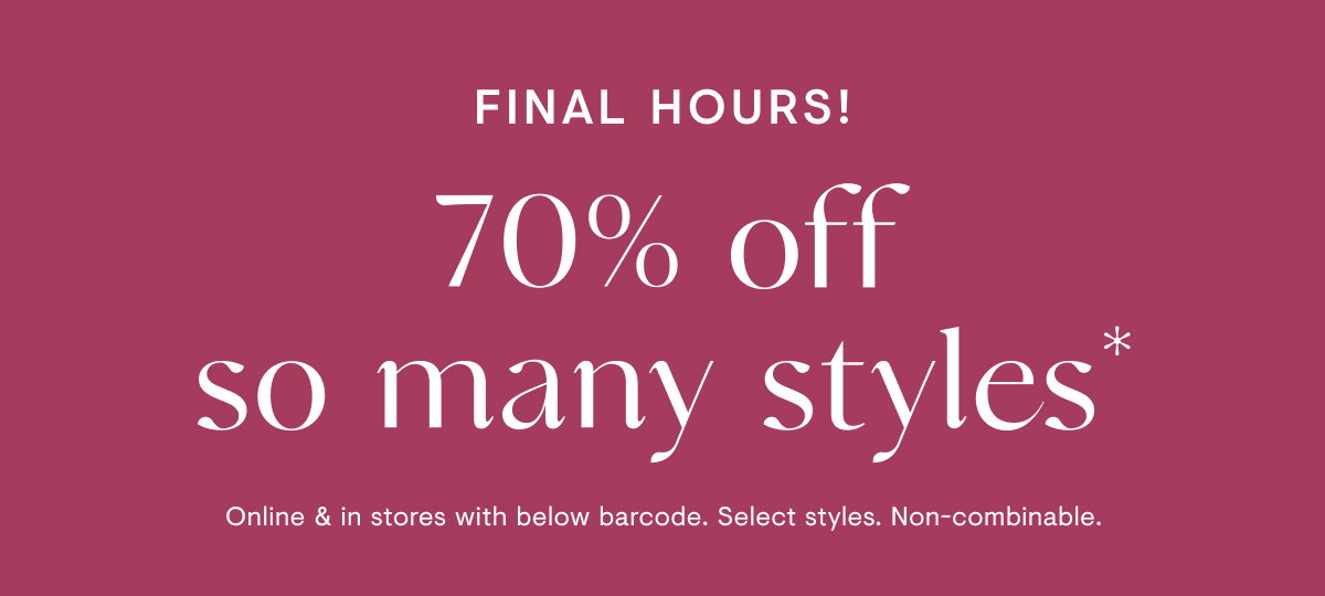 70 Off Styles