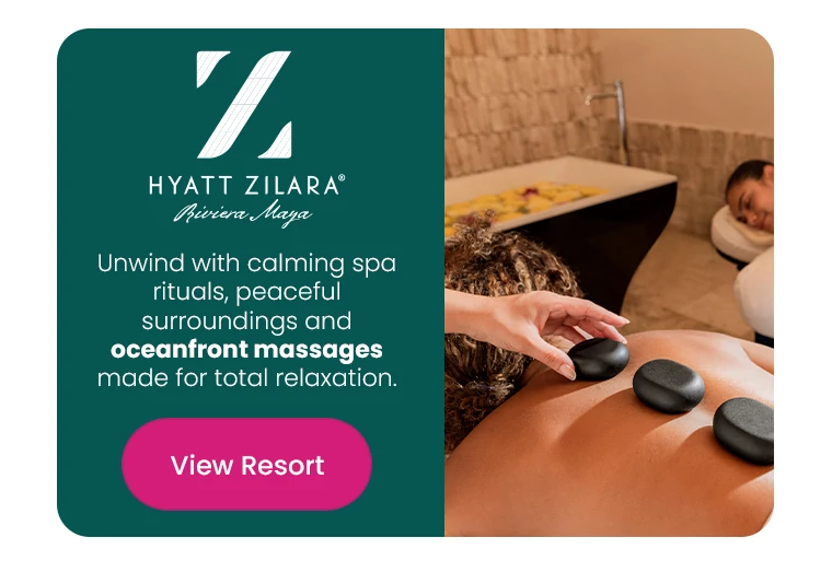 Hyatt Zilara Riviera Maya Unwind with calming spa rituals, peaceful surroundings and oceanfront massages made for total relaxation.