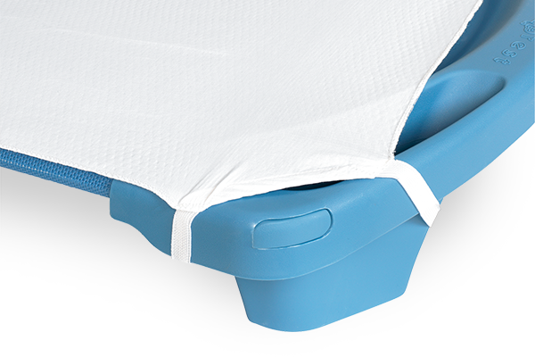 Angeles® Angels Rest® White Toddler Cot Sheet - Set of 4