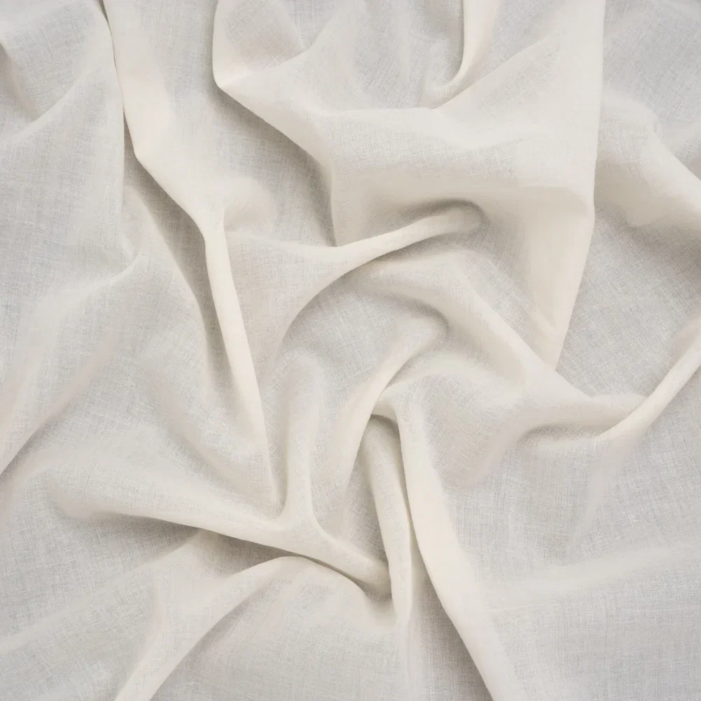 Image of Cotton Voile Lining - Pearl White - Famous Australian Designer Deadstock
