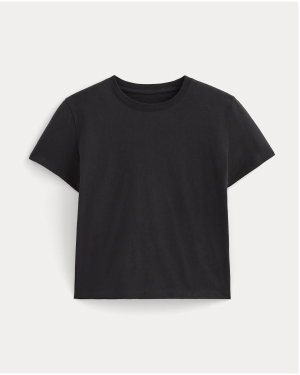 Image | Forever Jersey Cropped Tee | Black