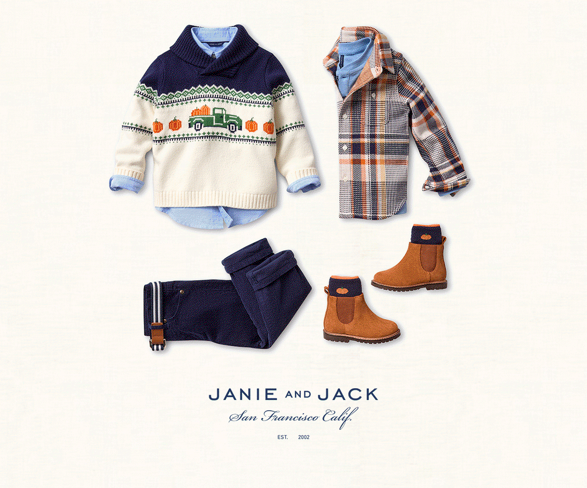 JANIE AND JACK - San Francisco Calif. - EST. 2002