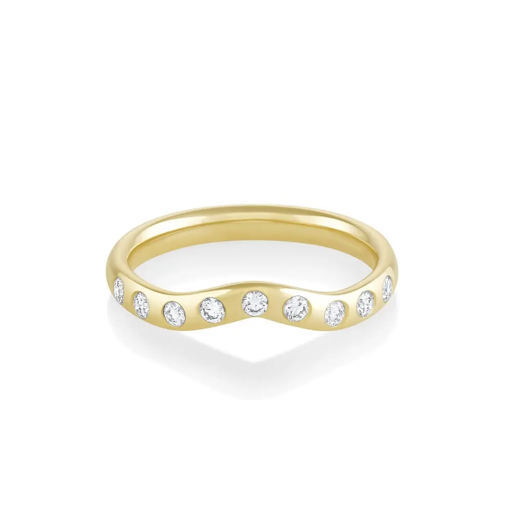 Image of White Diamond Cecily Wave Band