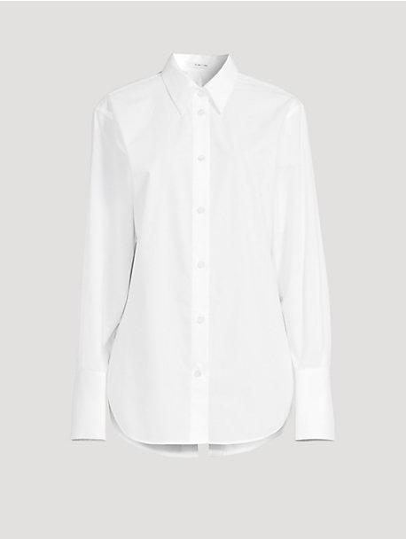 Cotton Backless Shirt