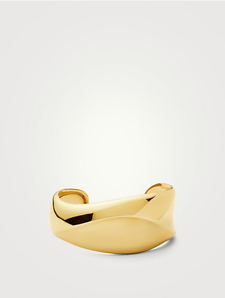 Sculptural Molten Cuff Bracelet