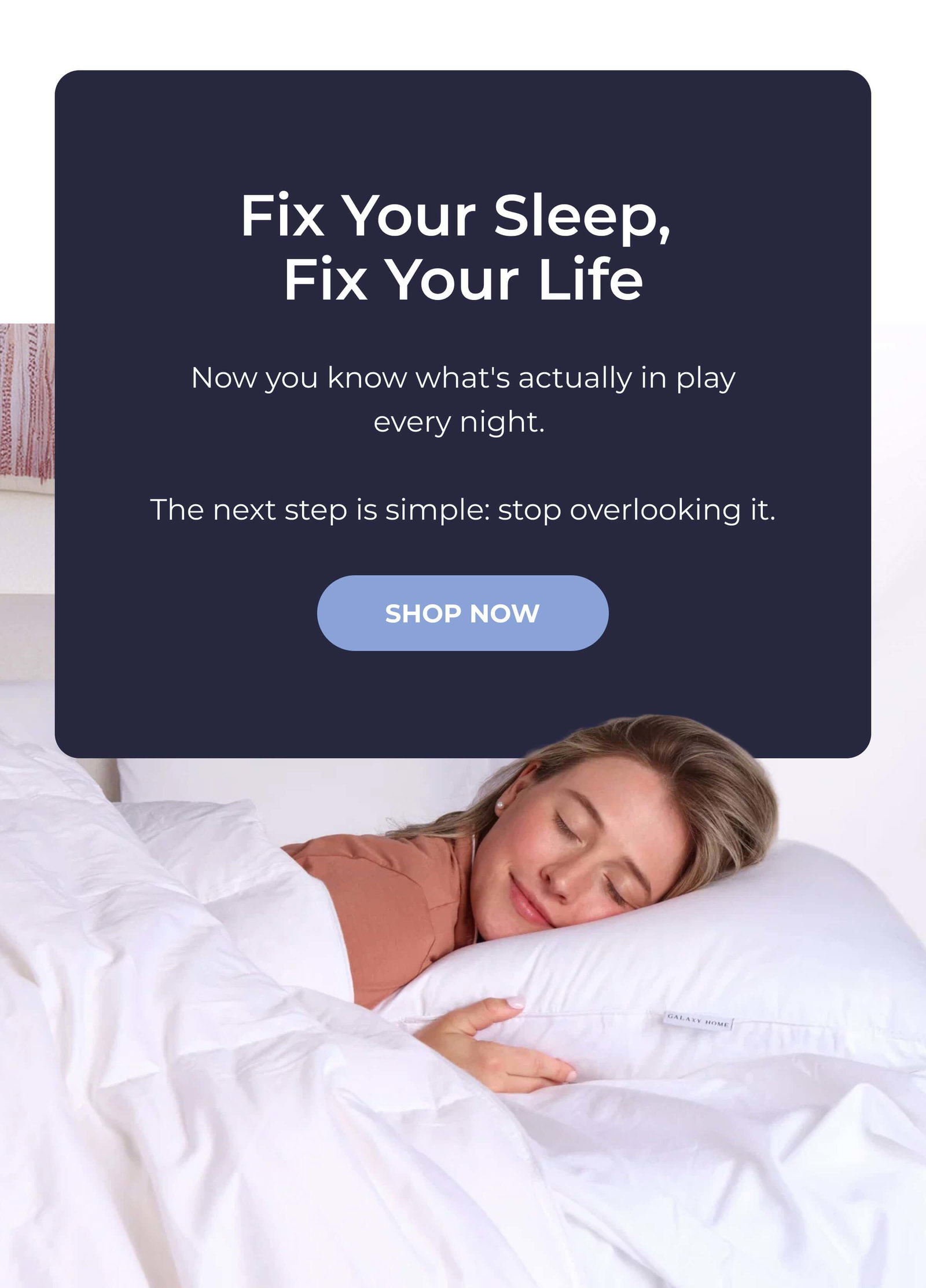 Fix Your Sleep,  Fix Your Life