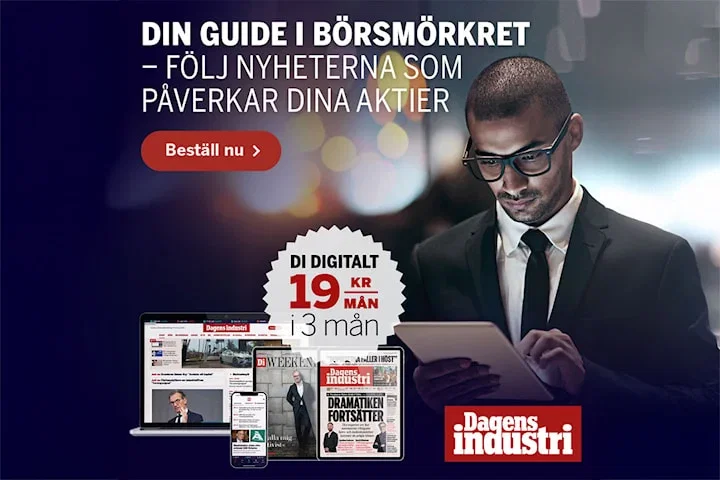 Dagens Industri digitalt för 19 kr/mån i 3 månader