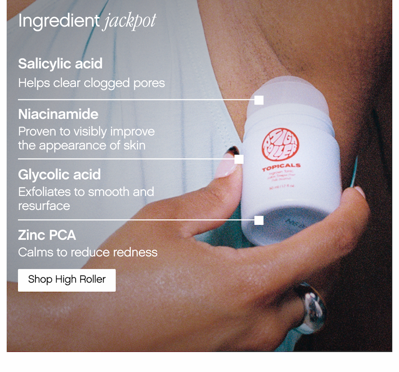 Ingredient jackpot | Salicylic acid, Niacinamide, Glycolic acid, Zinc PCA
