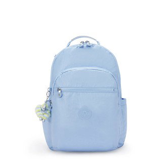Seoul Large Metallic 15" Laptop Backpack-Clear Sky Metallic