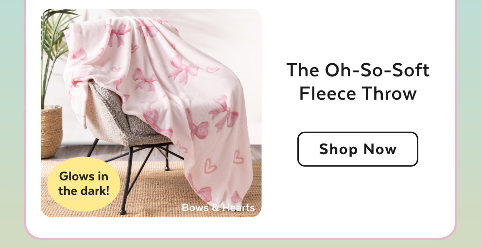 The Oh-So-Soft Fleece Throw - Shop Now