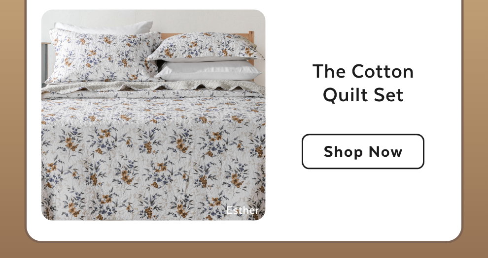 The Cotton Quilt Set - Shop Now
