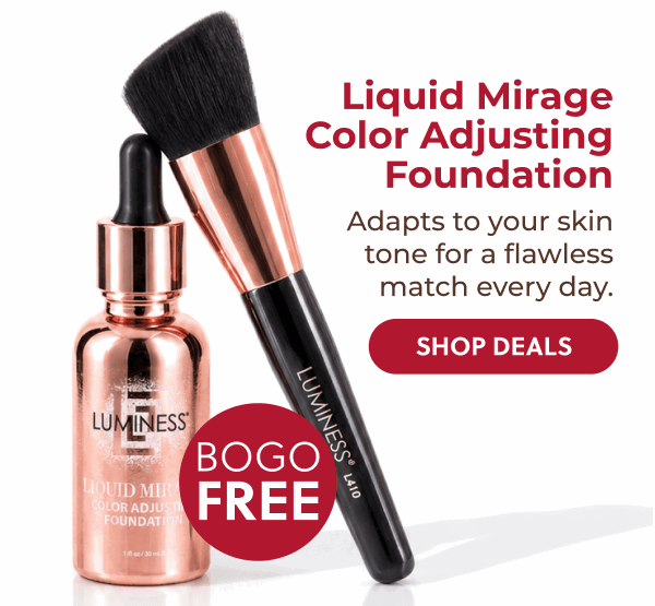 LIQUID MIRAGE COLOR ADJUSTING FOUNDATION: Adapts to your skin tone for flawless, radiant match every day.
